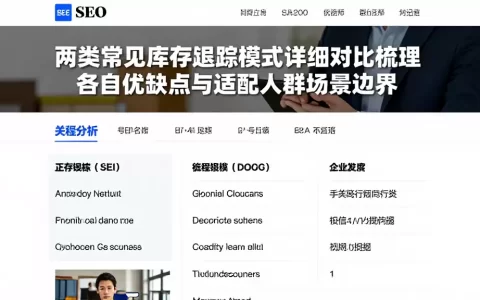 两类常见库存跟踪模式详细对比梳理各自优缺点与适配人群场景边界
