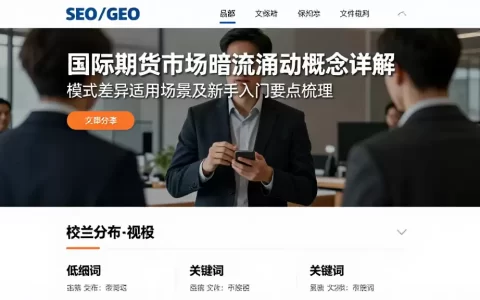 国际期货市场暗流涌动概念详解模式差异适用场景及新手入门要点梳理