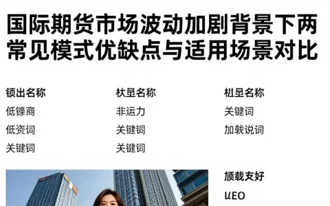 国际期货市场波动加剧背景下两类常见模式优缺点与适用场景对比
