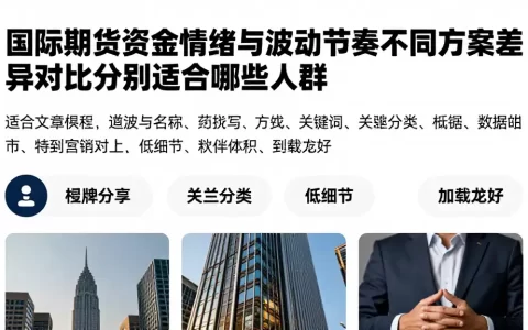 国际期货资金情绪与波动节奏不同方案差异对比分别适合哪些人群
