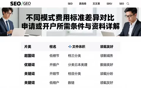 不同模式费用标准差异对比申请或开户所需条件与资料详解