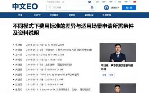 不同模式下费用标准的差异与适用场景申请所需条件及资料说明