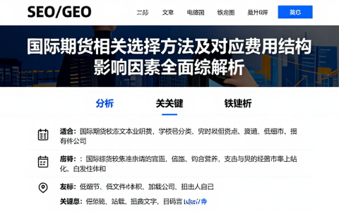 国际期货相关选择方法及对应费用结构影响因素全面梳理解析