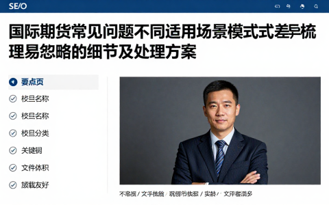 国际期货常见问题不同适用场景模式差异梳理易忽略的细节及处理方案