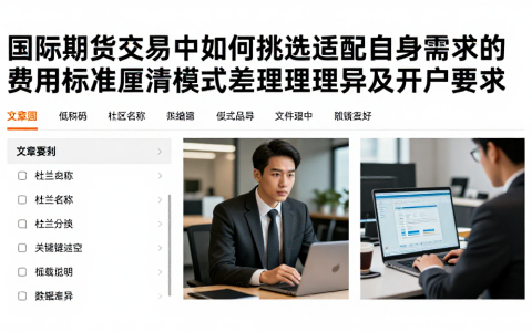 国际期货交易中如何挑选适配自身需求的费用标准厘清模式差理清差异及开户要求