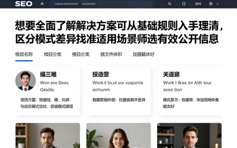 想要全面了解解决方案可从基础规则入手理清，区分模式差异找准适用场景筛选有效公开信息