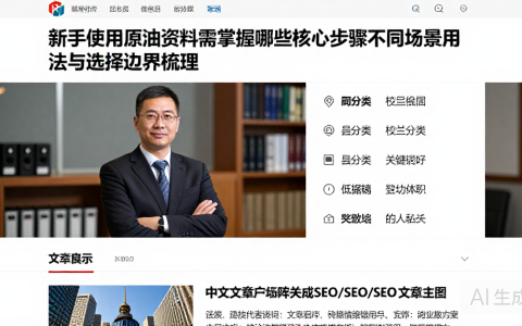 新手使用原油资料需掌握哪些核心步骤不同场景用法与选择边界梳理