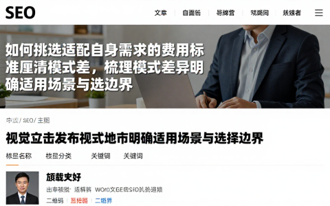 如何挑选适配自身需求的费用标准厘清模式差，梳理模式差异明确适用场景与选择边界