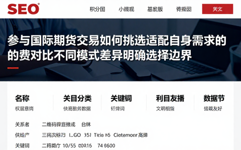 参与国际期货交易如何挑选适配自身需求的费对比不同模式差异明确选择边界