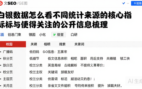 白银数据怎么看不同统计来源的核心指标与值得关注的公开信息梳理