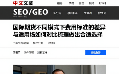 国际期货不同模式下费用标准的差异与适用场如何对比梳理做出合适选择